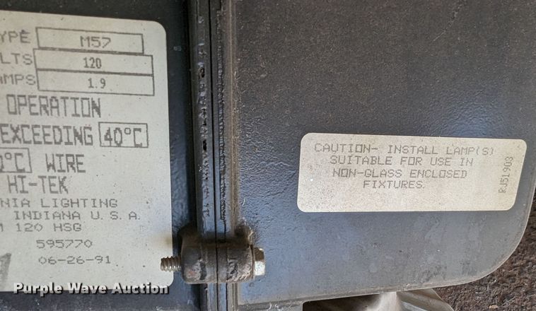 image for item MN9919 (24) Lithonia Hi-tek lights