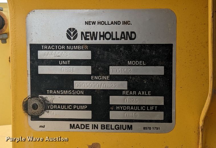 image for item MN9936 2000 New Holland 545D  landscape tractor