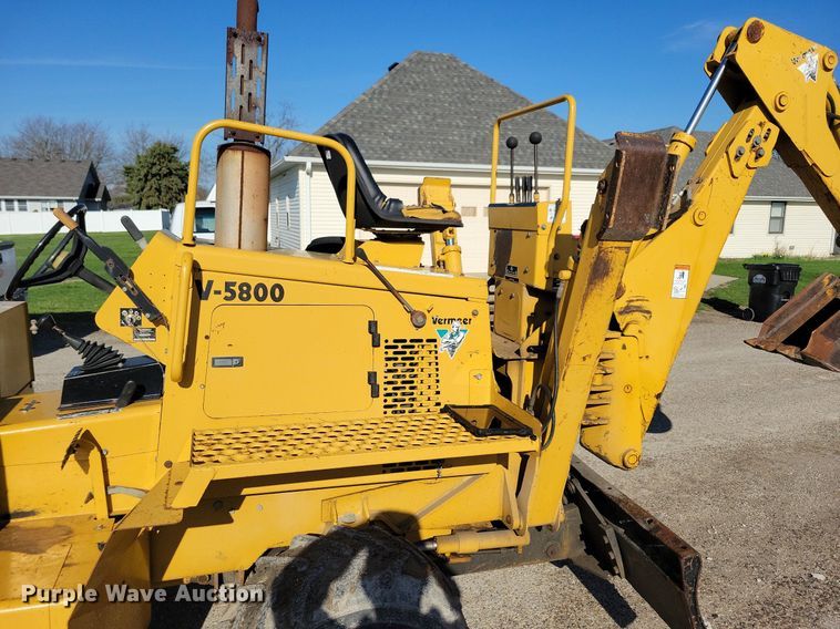 image for item MO9620 1998 Vermeer V-5800  trencher