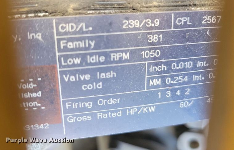 image for item MO9620 1998 Vermeer V-5800  trencher