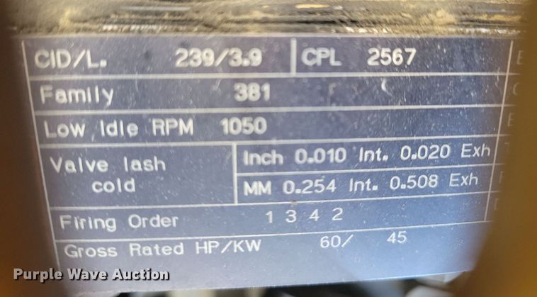 image for item MO9620 1998 Vermeer V-5800  trencher