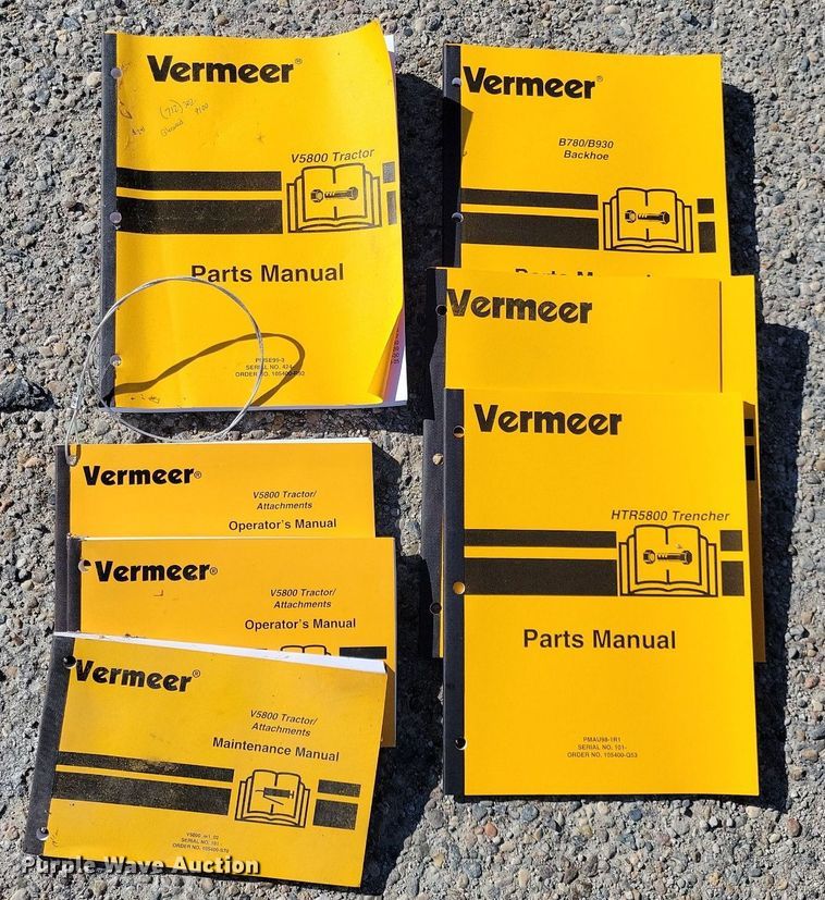 image for item MO9620 1998 Vermeer V-5800  trencher