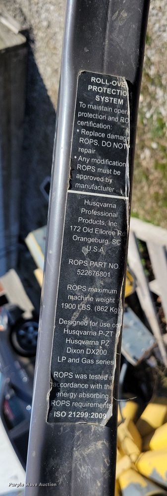 image for item MO9623 2014 Dixon ZTR DX200  ZTR lawn mower