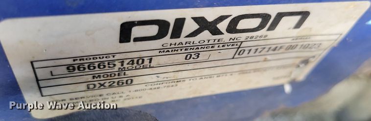 image for item MO9623 2014 Dixon ZTR DX200  ZTR lawn mower