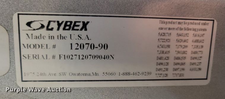 image for item MO9693 Cybex 12070-90  arm curl machine