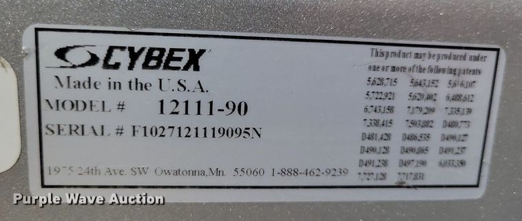 image for item MO9695 Cybex 12111-90  fly/rear delt machine