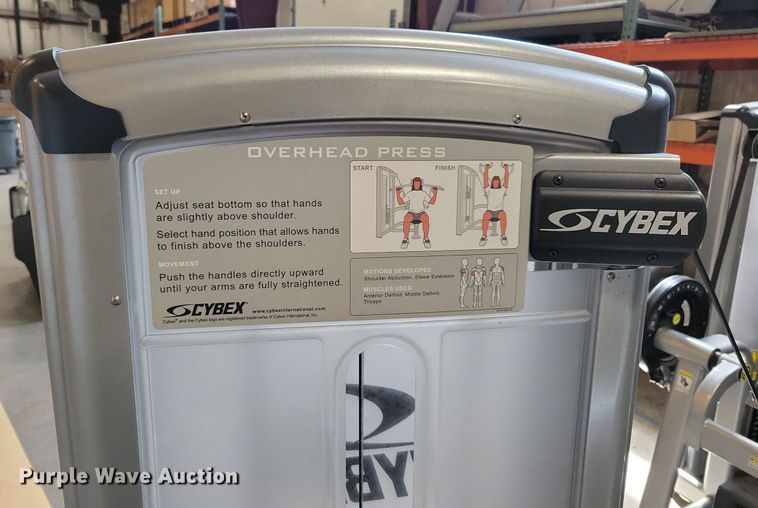 image for item MO9696 Cybex 12010-90  overhead press machine