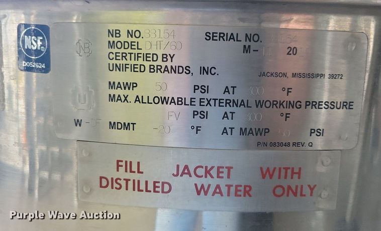 image for item MO9711 Groen DHT/60  steam kettle