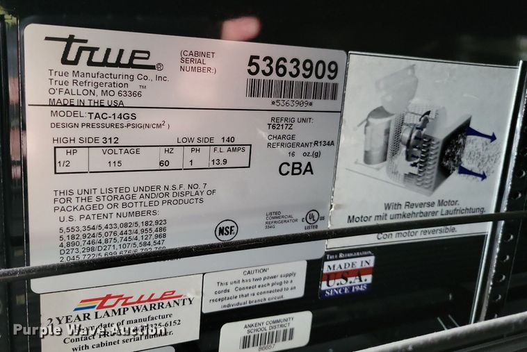 image for item MO9714 True Manufacturing  open air cooler