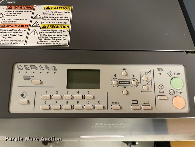 image for item MR9311 Duplo DF-1200  paper folder