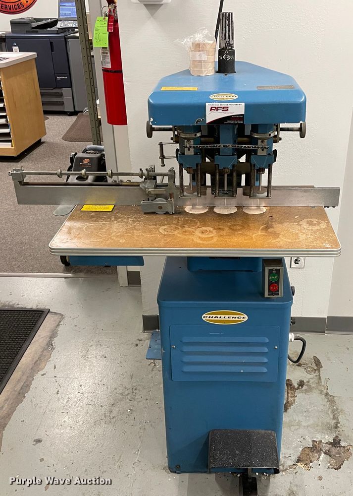 image for item MR9312 Challenge EH3A  paper drilling machine
