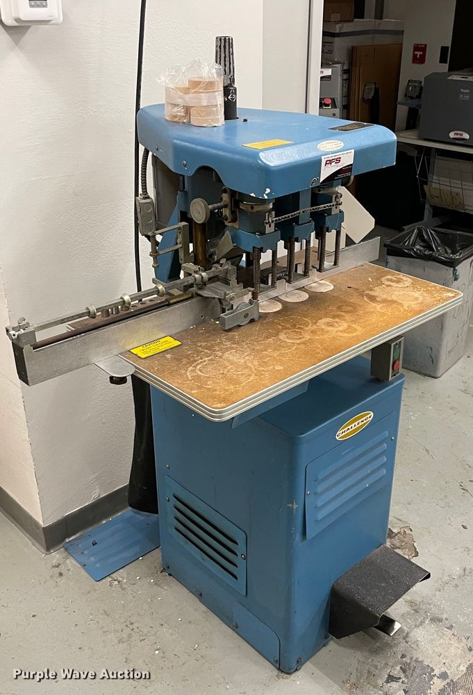 image for item MR9312 Challenge EH3A  paper drilling machine