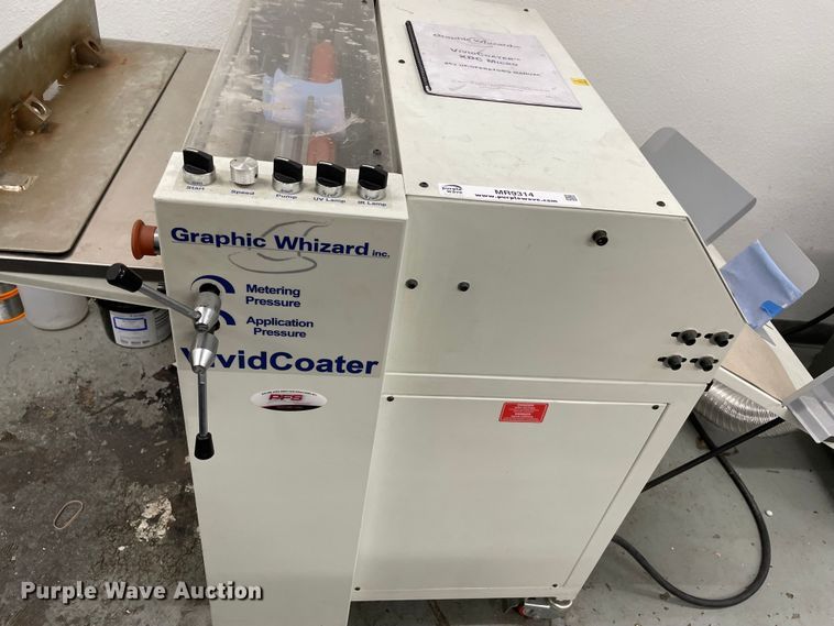 image for item MR9314 Graphic Whizard VividCoater XDC530 Micro  UV coater