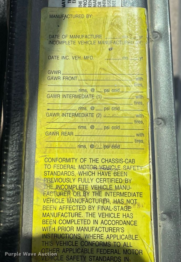 image for item MS9559 1998 International 4900  dump truck