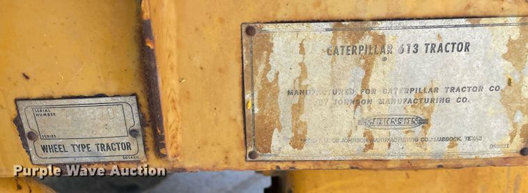 image for item MS9560 1970 Caterpillar 613  elevating scraper