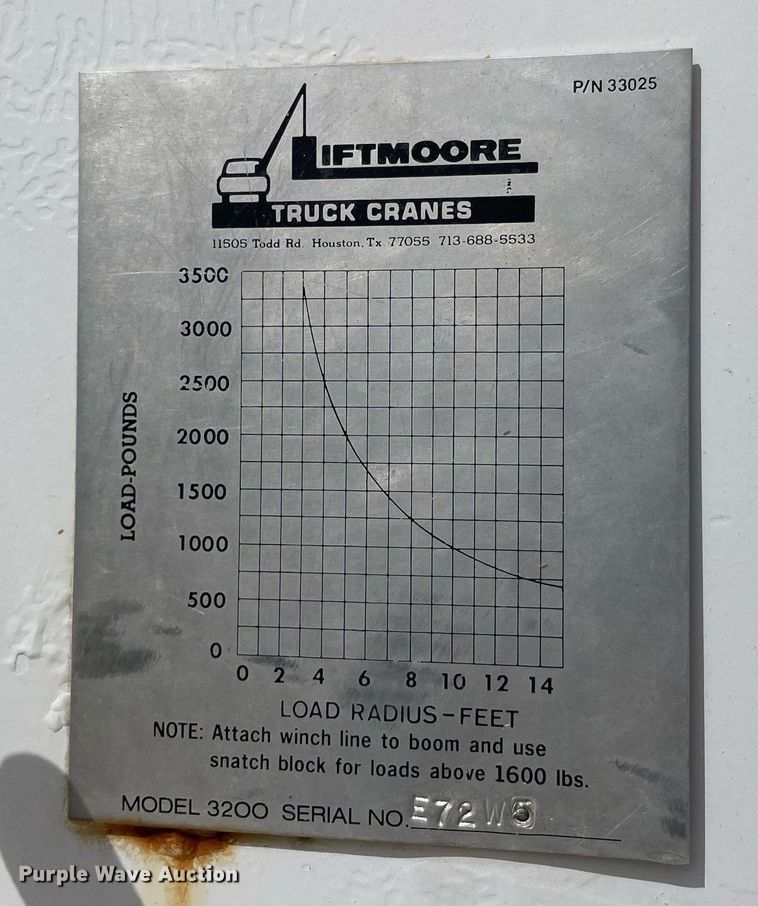 image for item MS9592 1994 Chevrolet C3500  utility bed pickup truck