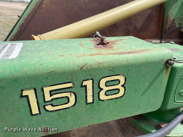image for item MS9595 John Deere 1518  batwing rotary mower