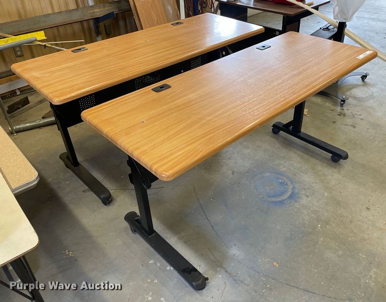 image for item MS9600 (2)  60" L x 24" W x 30" H desks