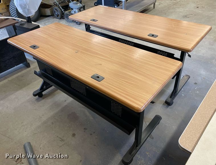 image for item MS9600 (2)  60" L x 24" W x 30" H desks