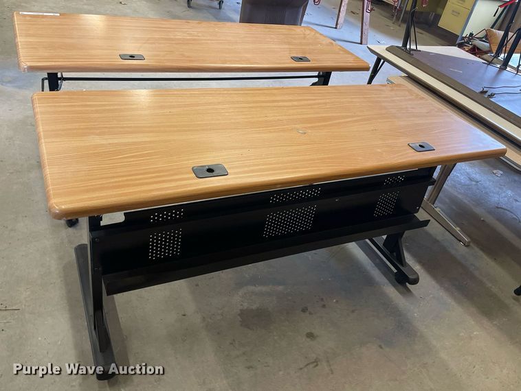 image for item MS9600 (2)  60" L x 24" W x 30" H desks