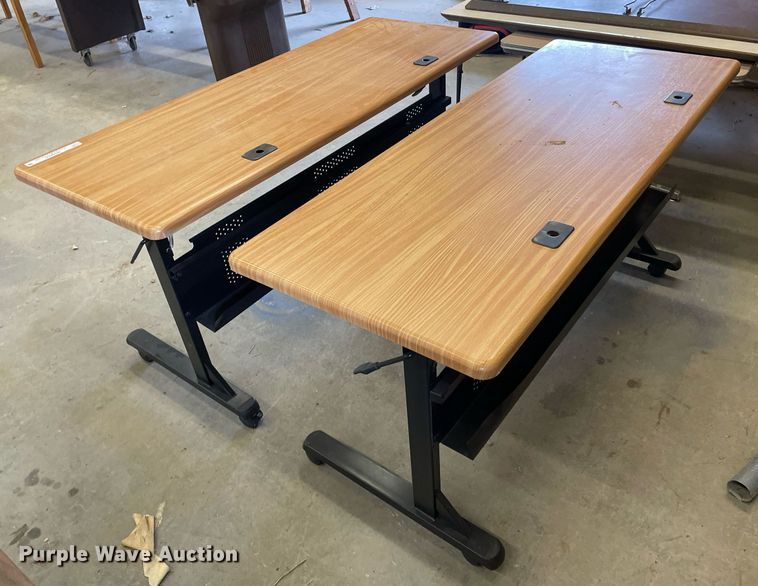 image for item MS9600 (2)  60" L x 24" W x 30" H desks