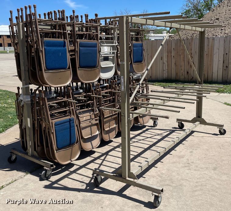 image for item MS9659 (2) carts of chairs