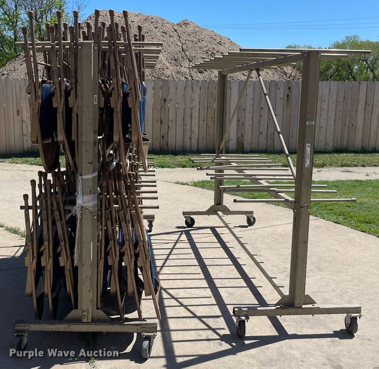 image for item MS9659 (2) carts of chairs