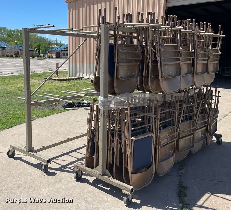 image for item MS9659 (2) carts of chairs