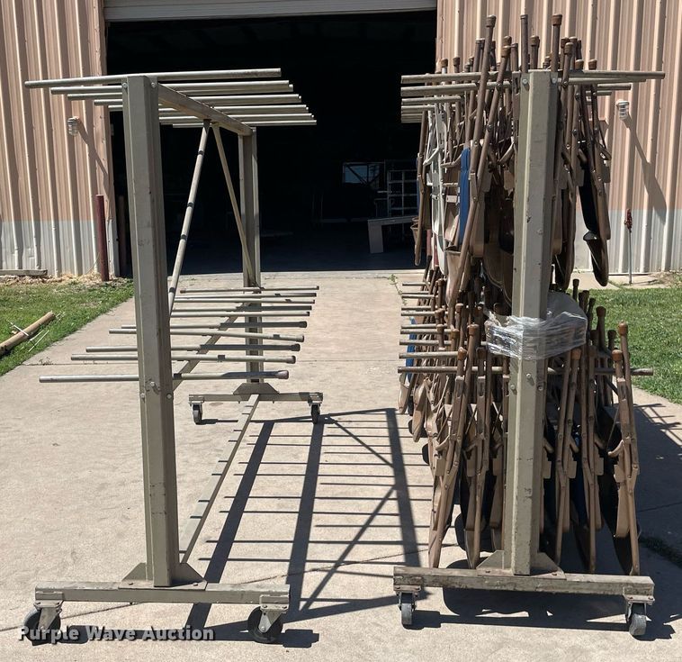 image for item MS9659 (2) carts of chairs