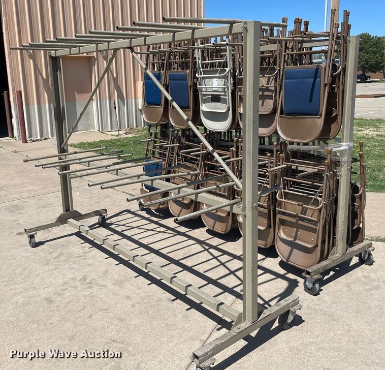 image for item MS9659 (2) carts of chairs