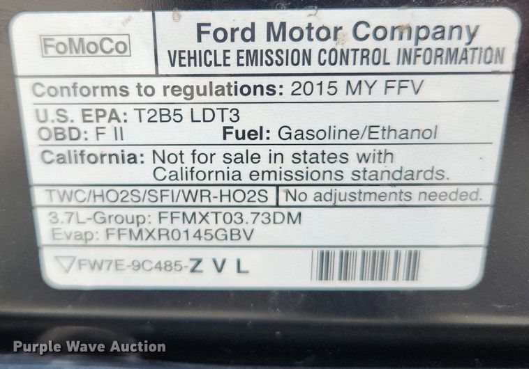 image for item MW9670 2015 Ford Explorer Police Interceptor  SUV