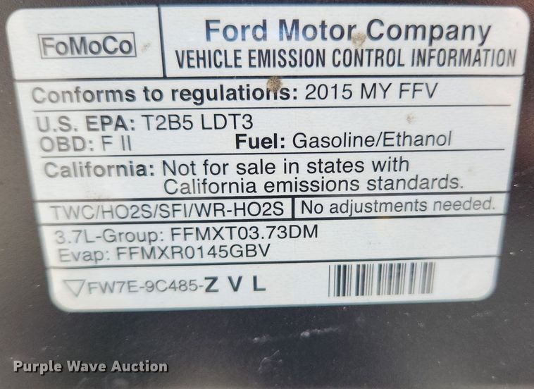 image for item MW9671 2015 Ford Explorer Police Interceptor  SUV