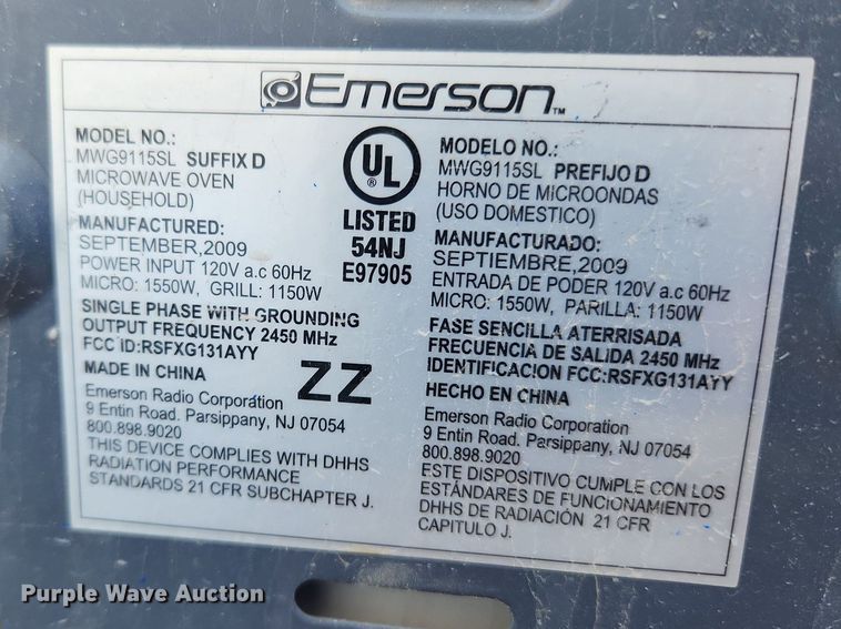 image for item MW9676 Restaurant equipment