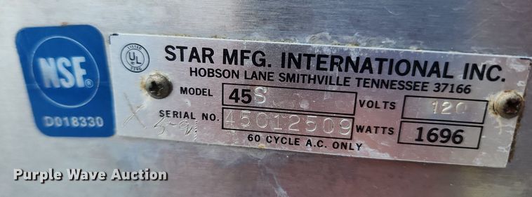 image for item MW9676 Restaurant equipment