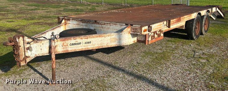 image for item MY9586 1989 Carrier King 1200  equipment trailer