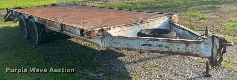 image for item MY9586 1989 Carrier King 1200  equipment trailer