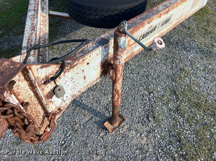image for item MY9586 1989 Carrier King 1200  equipment trailer