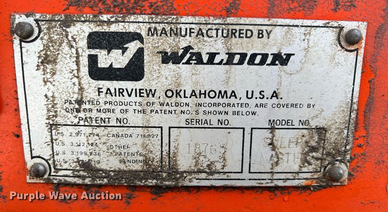 image for item MY9680 Waldon Sweepmaster  broom