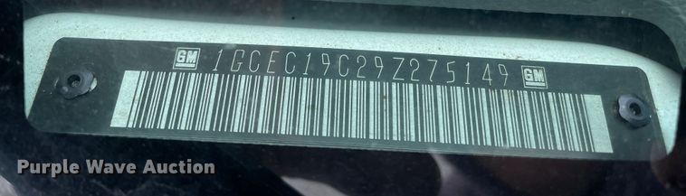 image for item DN4532 2009 Chevrolet Silverado 1500  Ext. Cab pickup truck