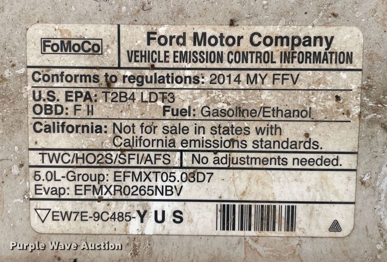 image for item DN4592 2014 Ford F150  SuperCrew pickup truck