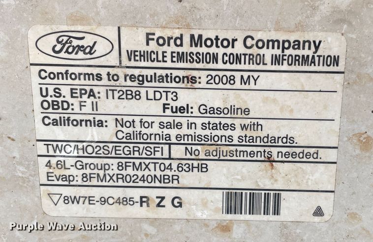 image for item DN4593 2008 Ford F150  SuperCab pickup truck