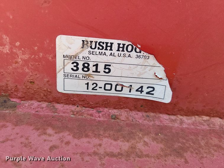 image for item DO3636 Bush Hog 3815  batwing rotary mower