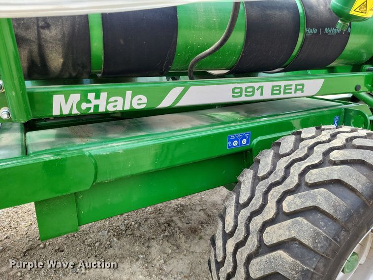 image for item DO3638 2021 McHale 991 BER  bale wrapper