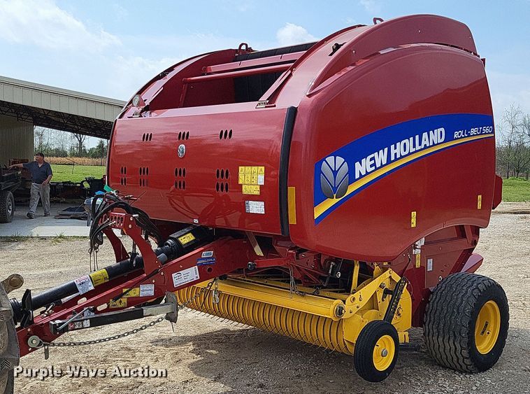 image for item DO3639 2020 New Holland Roll-Belt 560  round baler