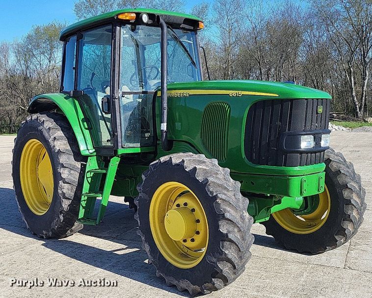 image for item DO3646 2006 John Deere 6615  MFWD tractor