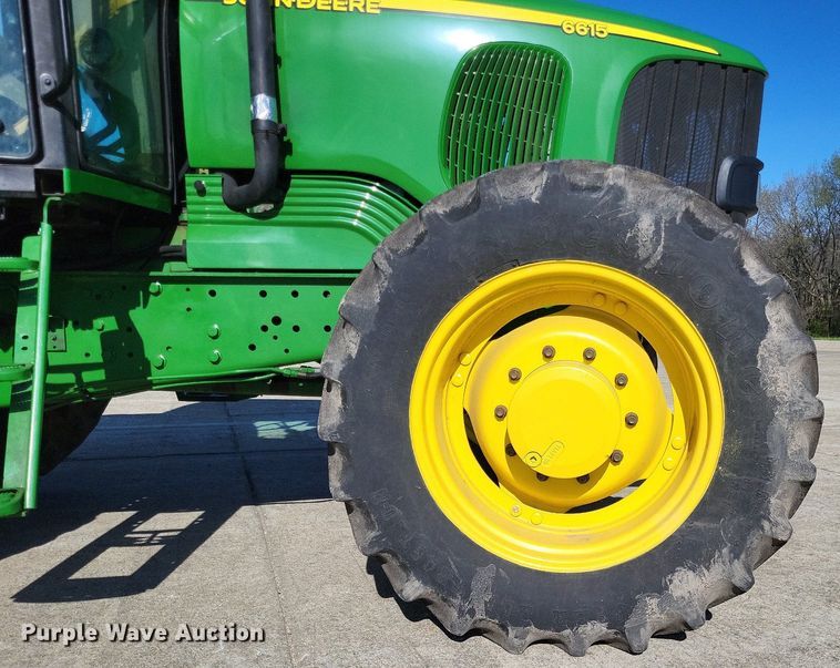 image for item DO3646 2006 John Deere 6615  MFWD tractor
