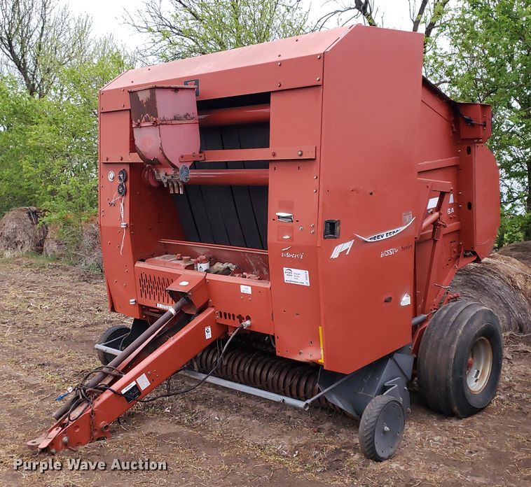 image for item DQ0378 2008 Massey Ferguson 2756A  round baler