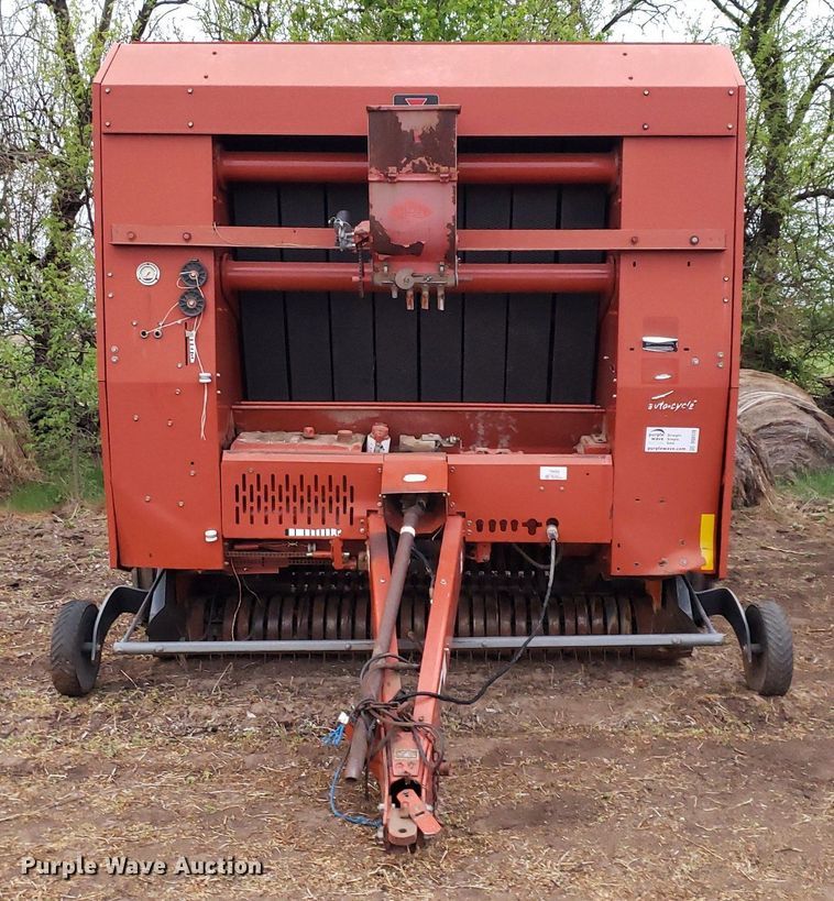 image for item DQ0378 2008 Massey Ferguson 2756A  round baler