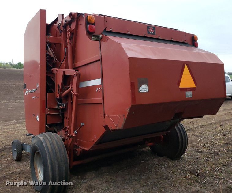 image for item DQ0378 2008 Massey Ferguson 2756A  round baler