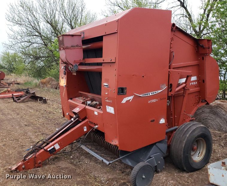 image for item DQ0378 2008 Massey Ferguson 2756A  round baler